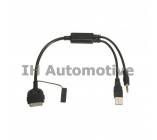 Cable audio USB+AUX a Ipod para BMW