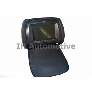 Cabecero 7". DVD / USB / SD. Tela. Negro