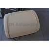 Cabecero 7". DVD / USB / SD. Cuero. Tela. Beige
