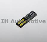 Bombilla led W5W / T10 con 4 leds smd laterales 5630 ancho slim