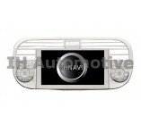 Sistema de Navegación / Radio Gps para Fiat 500. Blanco. Brilliant