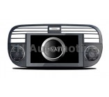 Sistema de Navegación / Radio Gps para Fiat 500. Negro. Brilliant