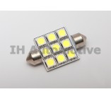 Bombilla led C5W / Feston con 9 leds smd.