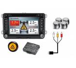 Kit TPMS control presión de neumáticos interface para monitor RCA