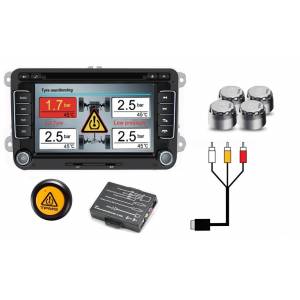 Kit TPMS control presión de neumáticos interface para monitor RCA.Sensor externo