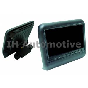 Monitor 9 TFT para agarre a cabecero con DVD, USB, SD, HDMI. Negro