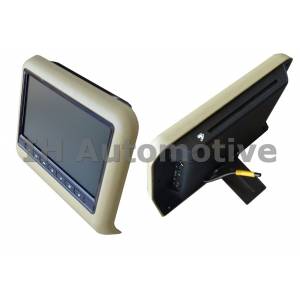 Monitor 9 TFT para agarre a cabecero con DVD, USB, SD, HDMI. Beige