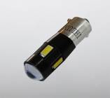 Bombilla led CANBUS H6W / BA9S con 6 leds smd 5630