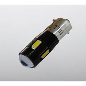 Bombilla led CANBUS H6W / BA9S con 6 leds smd 5630