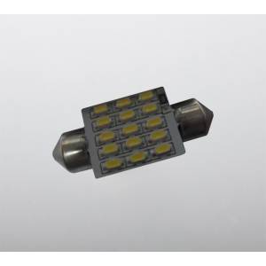 Bombilla led C5W / Feston con 15 leds smd. 24V.